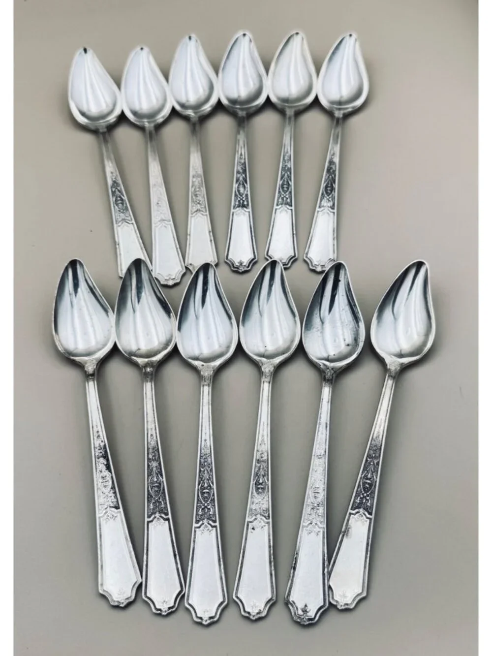 Lot of 25 Rogers ANCESTRAL Replacement Flatware Knife Spoon Fruit Silver Plate
